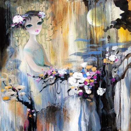 Crying Moon by artist Ping Irvin